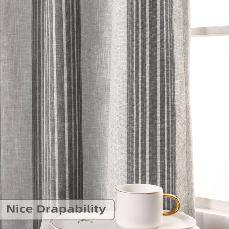 Blackout Curtain, gray, 132cm Width x 160cm Drop