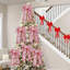 6 arcs décoratifs de Noël en toile de jute, décorations d'arbre de Noël faites à la main, décorations de Noël, motifs de wapiti