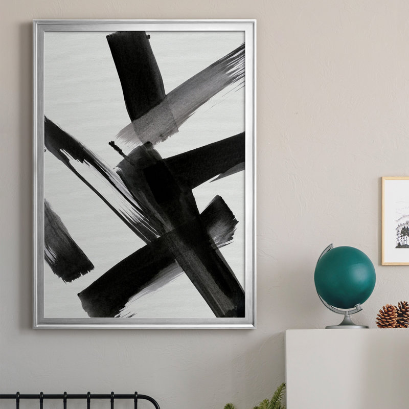 «Black Magic II», reproduction encadrée de qualité supérieure - prête à être accrochée, H 26,5 po x l 36,5 po x P 1,5 po