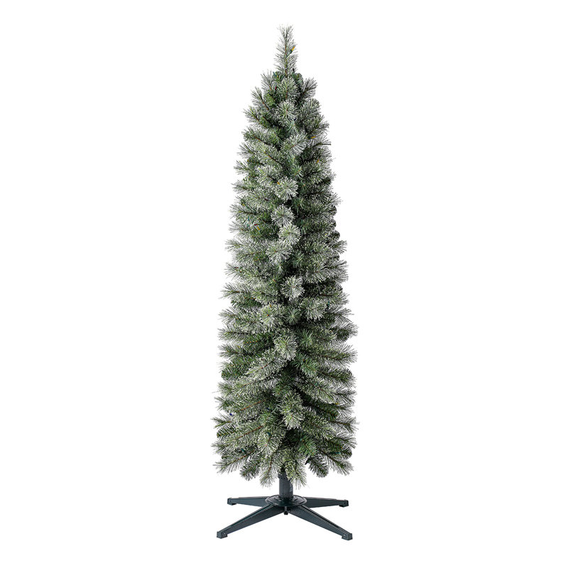 5-Foot Multi-Color Pre-Lit Pencil Pine Christmas Tree