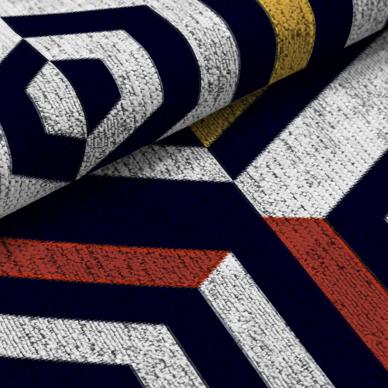 Aarjan Geometric Area Rug, Rectangle 120 x 170cm
