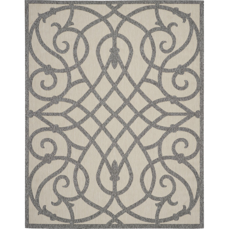 Tapis crème Therese, Rectangle 8 pi 10 po x 11 pi 10 po