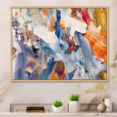 Painting Strokes XII - Print on Canvas
