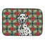 Tapis de vaisselle Dalmatian Christmas PoinsettIas-119904667