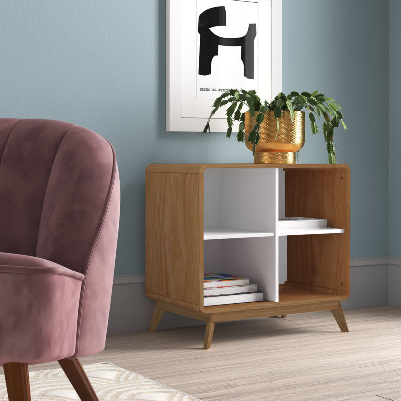 Allensby 60.1cm H x 75cm W Standard Bookcase, Oak