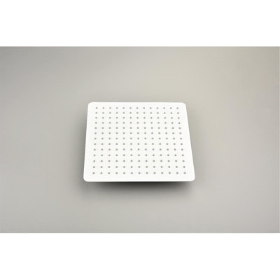 Pomme de douche de 16 po fixée au plafond - Injection d'air augmentant le confort de la salle de bain, laiton et acier inoxydable Sus304, douche blanche, avec tête, boyau de 59 po, support, équipement de montage de valve
