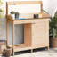Wood Potting Bench-105620273