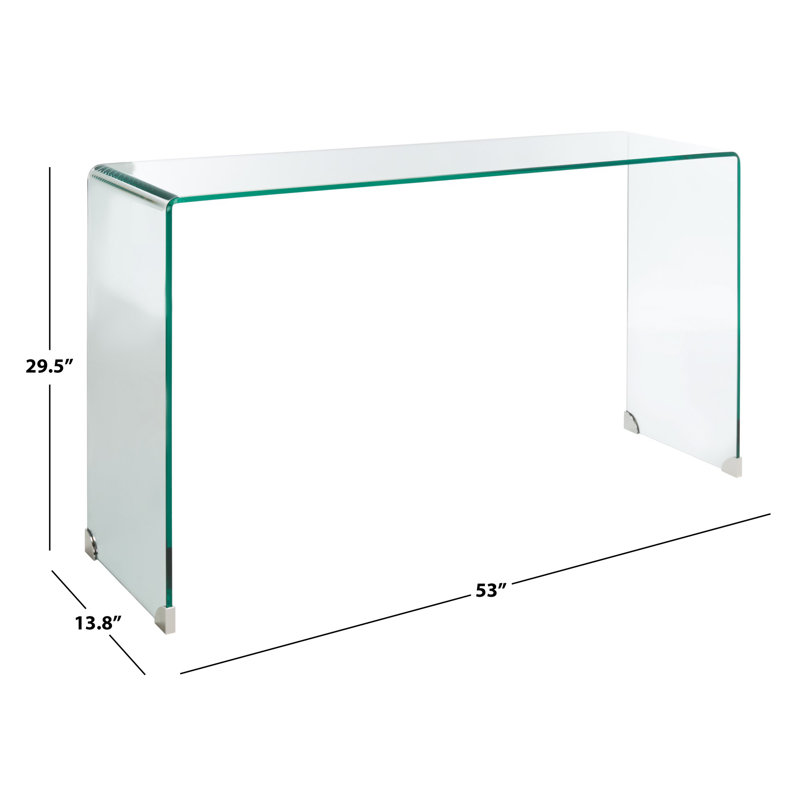 Amber-Lee 53'' Console Table, Clear