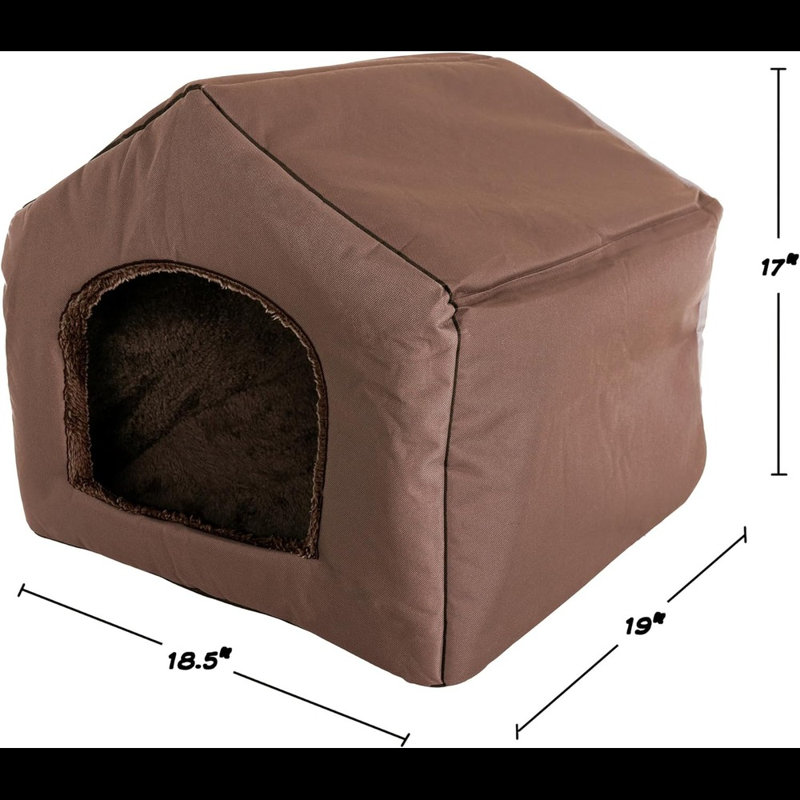 Niche pour chien Fatinah, Brun