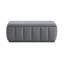 Banc de rangement moderne avec siège à coussin, structure en contreplaqué et revêtement en tissu pour meubles de maison