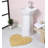 Schoenberger Heart Shape Bath Rug 25"x25"-1611439371