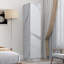 Deraz 1 Door Plain Wardrobe In Marble Effect-1846617299