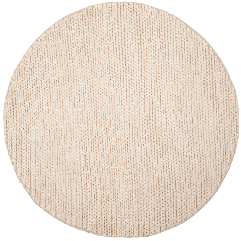 Tapis de zone ivoire Pennsburg, Rond 6 pi