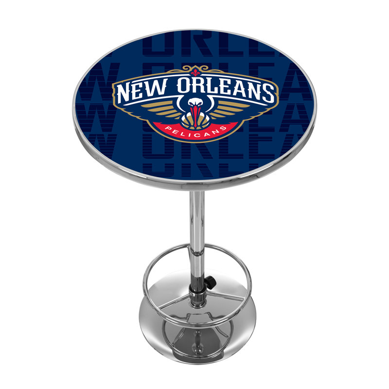 Table de bar avec repose-pieds NBA City, Pelicans de la Nouvelle-Orléans