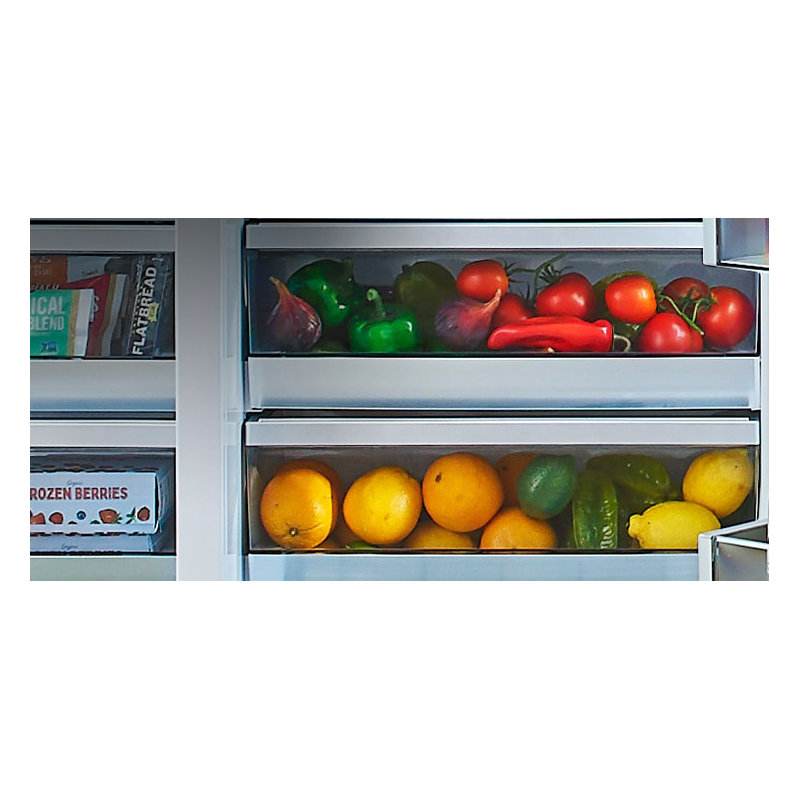 42" Width Counter Depth Side by Side 25.6 cu. ft. Smart Refrigerator
