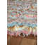 Tapis à rayures multicolores tissé à la main Alamin Flokati