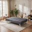 Canapé-lit convertible en tissu, futon multifonctionnel pliant pour salon, gris-582027115