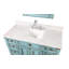 Ensemble de meuble-lavabo simple pour salle de bain de 47 po Lemoore-1118175113