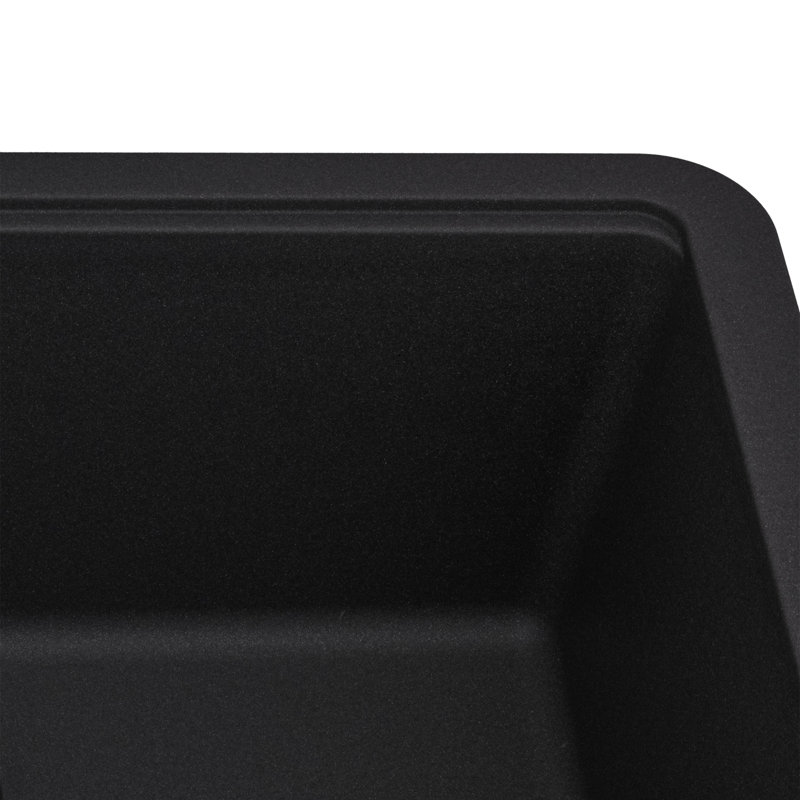 29.5'' L Double Bowl Granite Kitchen Sink, Urban Gray