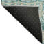 Tapis bleu sarcelle lavable à la machine Premium Prisco-1822341024