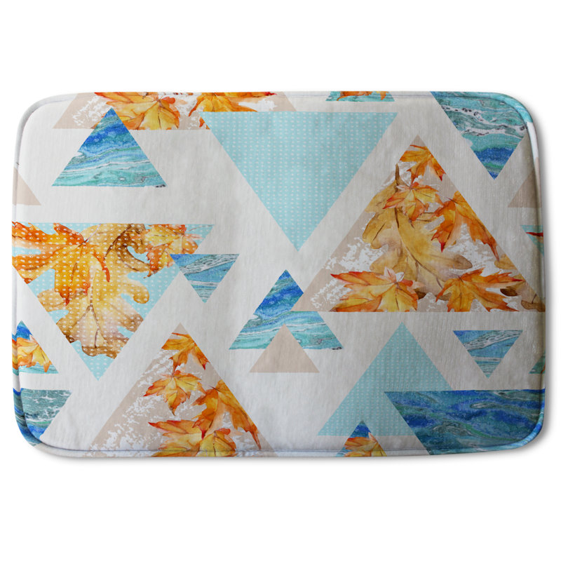 Ajayceon Memory Foam Non-Slip Bath Rug