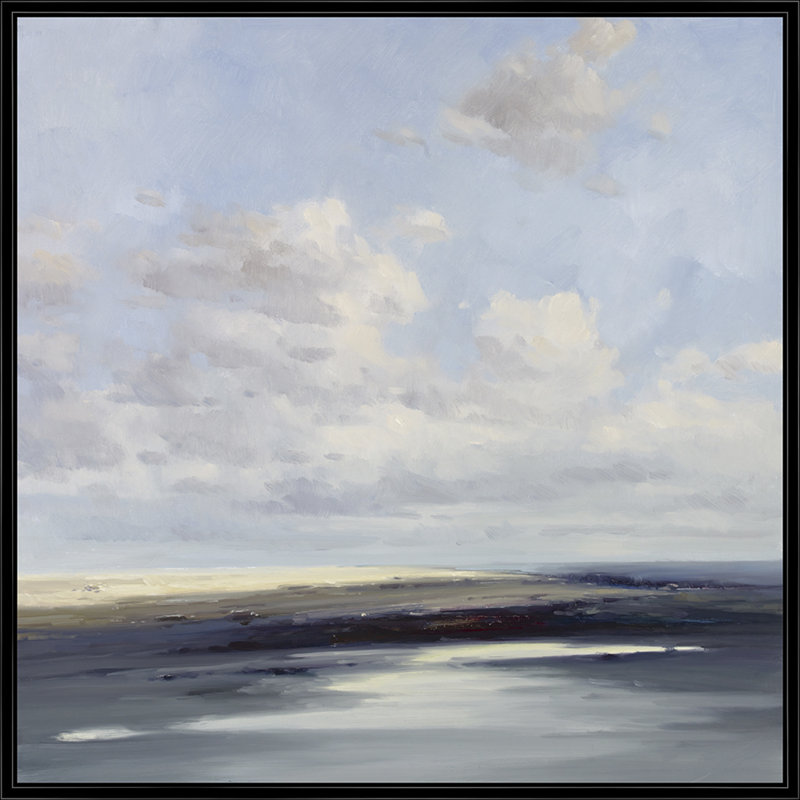 As Clouds Go By Painting, Black