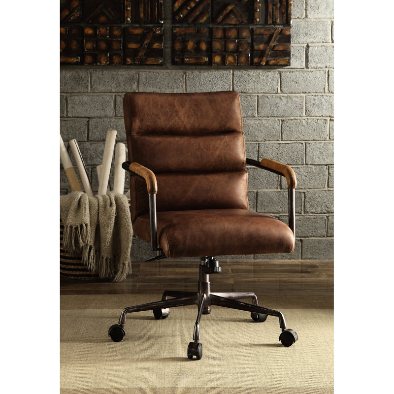 Chaise de bureau Slate, Brun