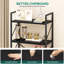 158cm H x 60cm W Metal Etagere Bookcase-1506429505