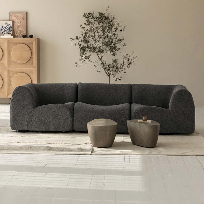 Unité de coin modulaire (gris), Grey