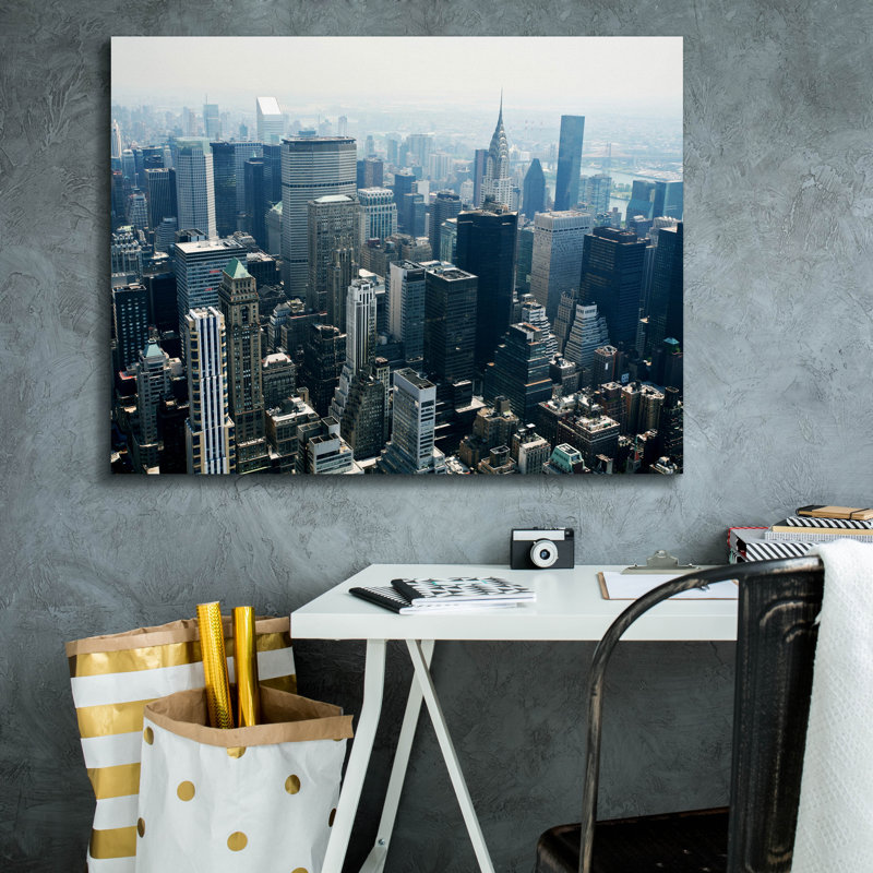 " Manhattan " by PhotoINC Studio, 26" H x 34" W x 1.5" D