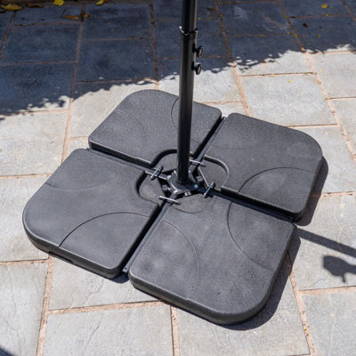 Caalin Interlocking Parasol Base for Banana, Roma and Cantilever Parasols