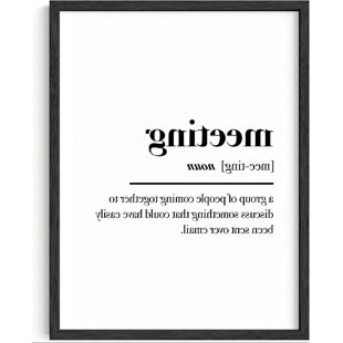 Picture Frame Textual Art on Wood