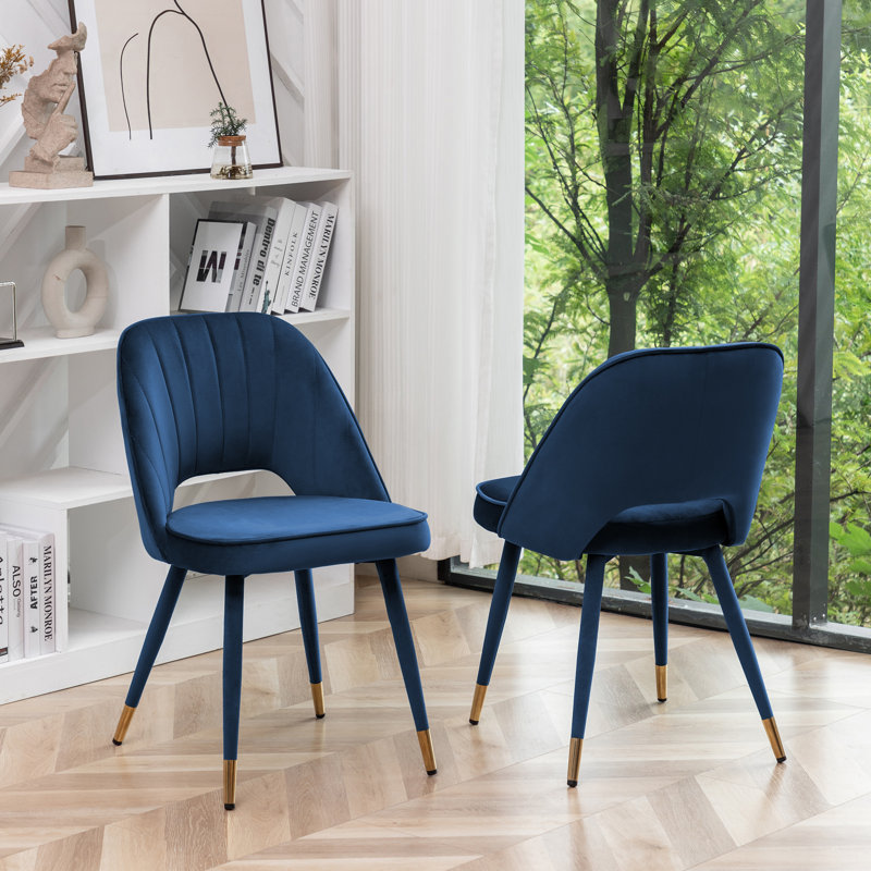 Alaetra Upholstered Dining Chair, Blue