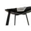 Collection 4 chaises de salle à manger, sièges de cuisine et de coin modernes avec coussin en lin et pieds robustes en métal gris, style 4-1040063349