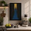 Golden Descent Abstract - Wrapped Canvas-1445760636-1445760633