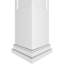 Ensemble de colonnes à panneau encastré en PVC Craftsman Classic Square-36091276