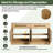 60'' Double Bathroom Vanity with Resin Top