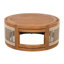 Table basse d'extérieur en bois d'acacia