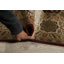 Tapis rouge noué à la main de conception unique 6 pi 7 po x 9 pi 9 po