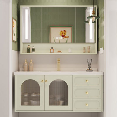 Armoire de salle de bain luxueuse de style français