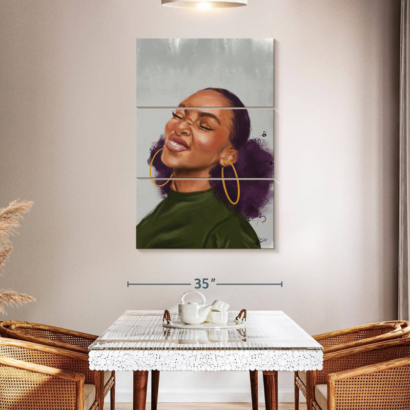 Leisha Contentment, 57" H x 36" W