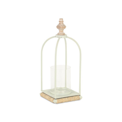 Lanterne de table en métal H 14,25 po HomeRoots
