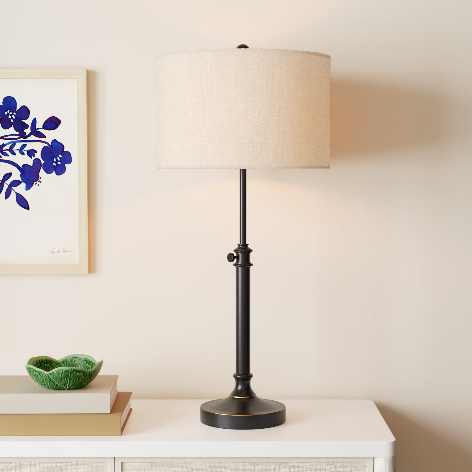 Elita Bedside Lamp, Antique Bronze
