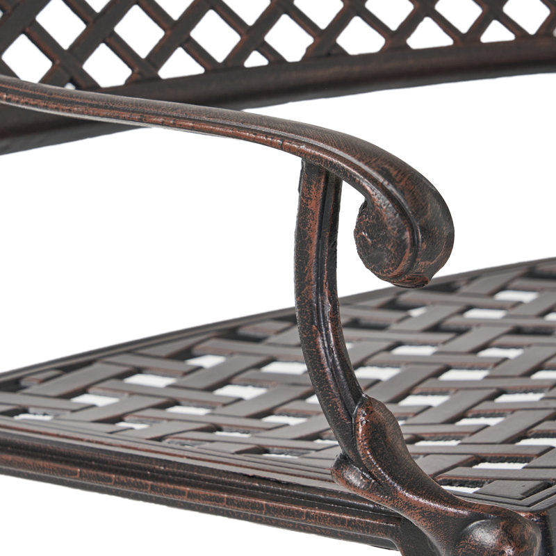 Banc en forme de secteur robuste pour les espaces extérieurs