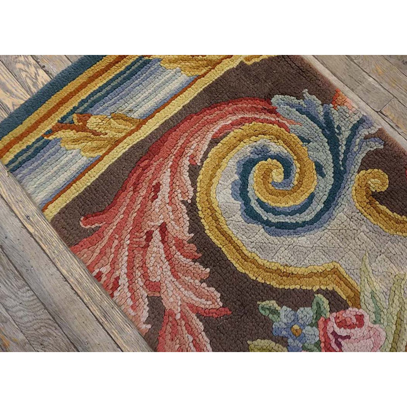 Antique Savonnerie French Knotted Rug