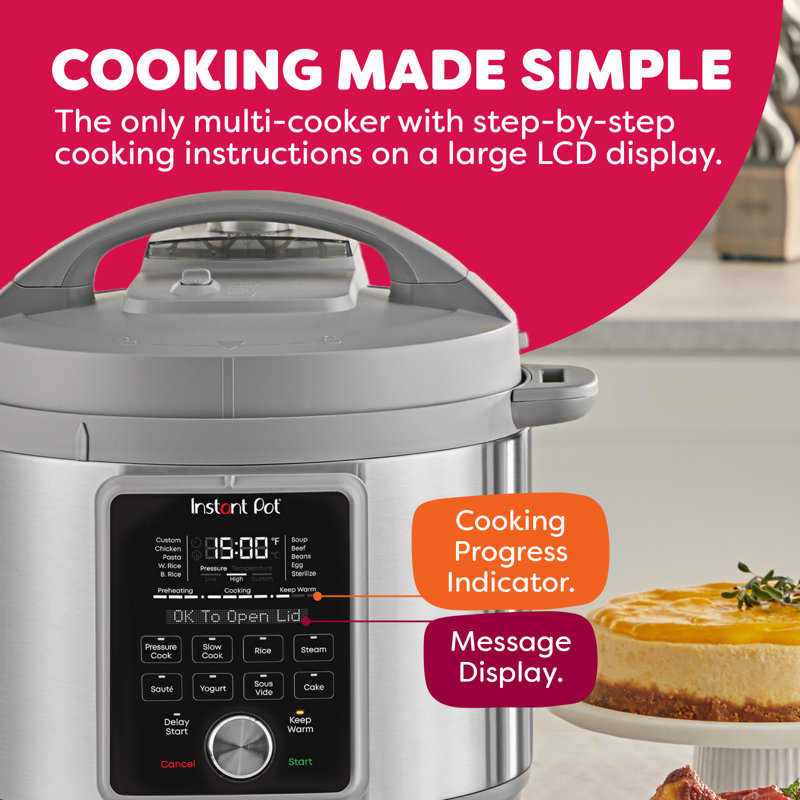 Instant Pot® Duo™ Plus Multi-Use Pressure Cooker, 8 Qt.