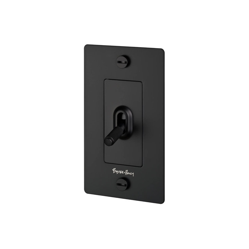 1G Toggle Switch / Logo, Matte Black
