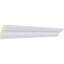 Moulure couronnée Endurathane Loera, H 2 1/2 po x P 2 3/8 po x F 3 3/8 po x L 94 3/8 po, (répétition 2 po), apprêtée en usine