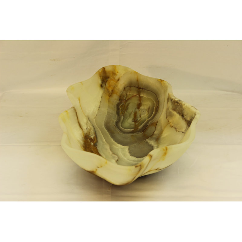 Brown Lynx Onyx Centerpiece