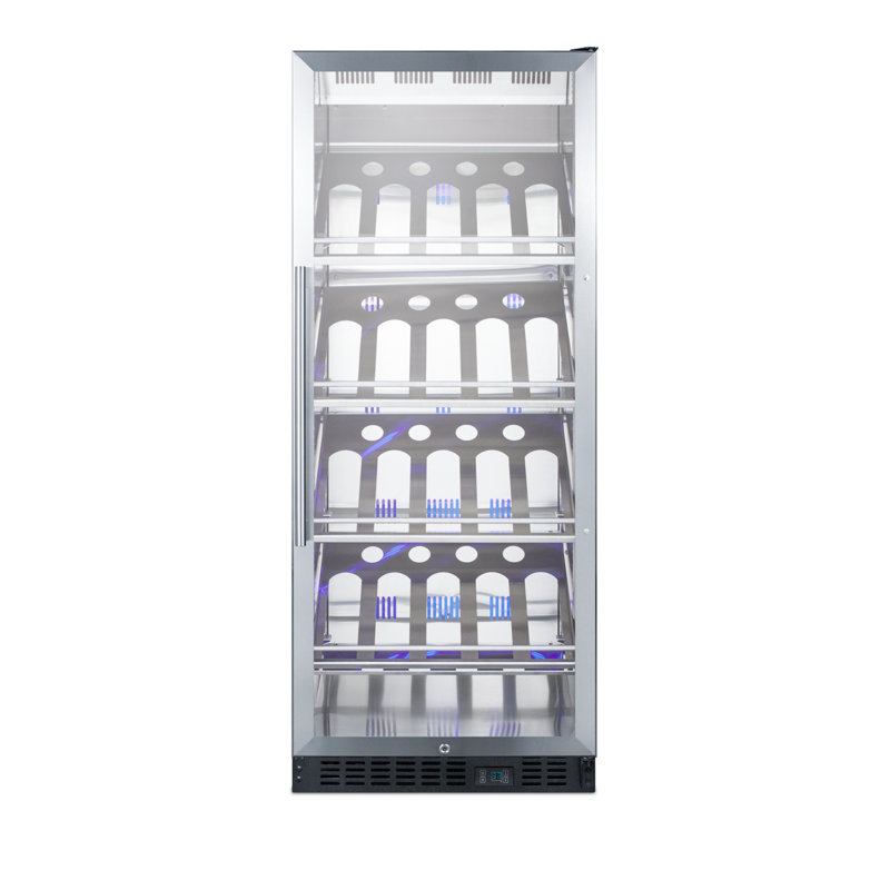 Summit Appliance Single Zone 23.63 " Freestanding 25 Bottle Wine Refrigerator